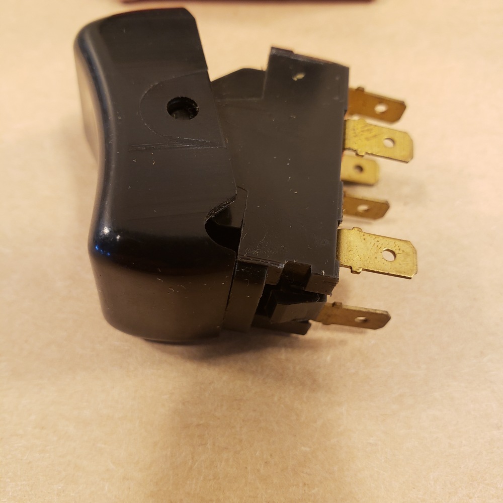 Lucas 39776A 152SA Hazard Light Rocker Switch 6 Terminal for Jensen Dtd