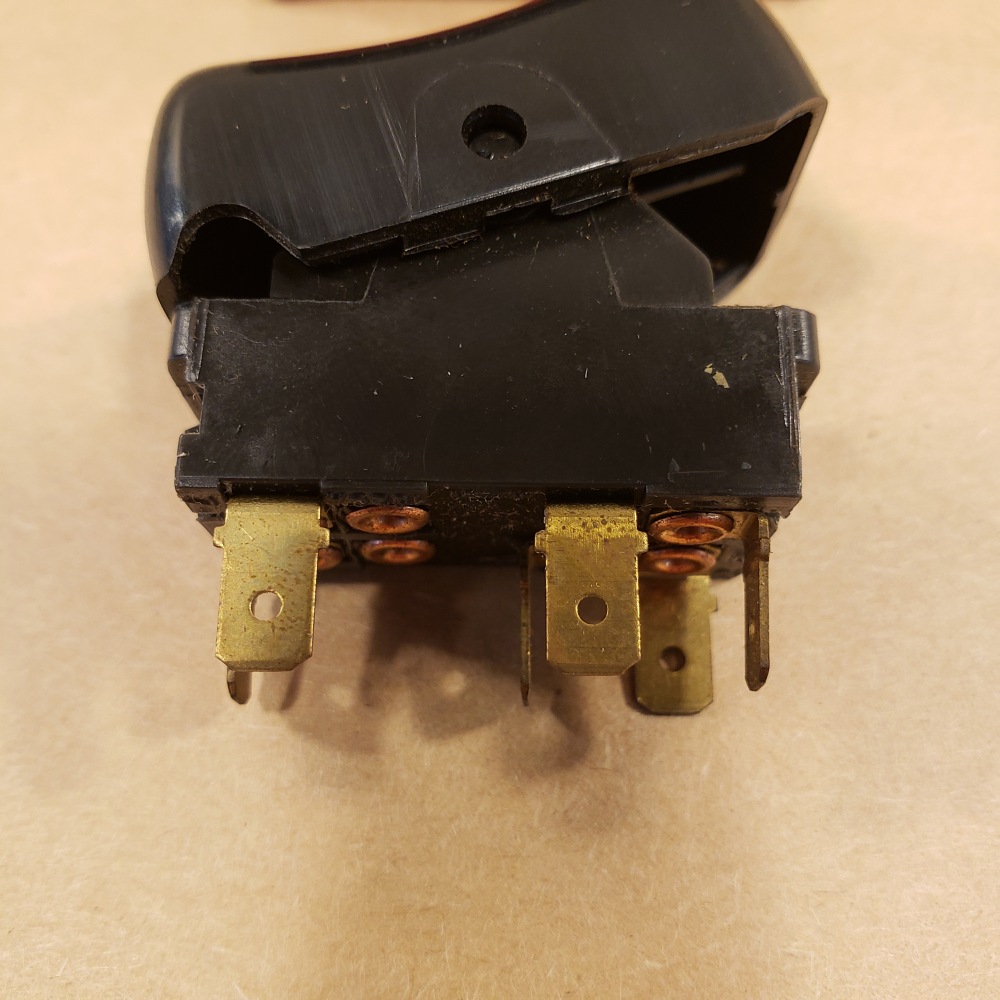Lucas 39776A 152SA Hazard Light Rocker Switch 6 Terminal for Jensen Dtd