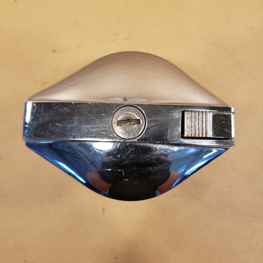 Original Jensen Healey Mk I Mk II Lockable Chrome Fuel Filler Cap For