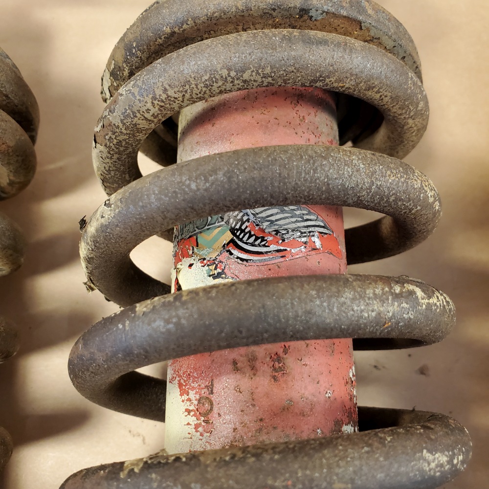 Set of (4) Jaguar XKE EType Rear Suspension IRS Koni Shocks and