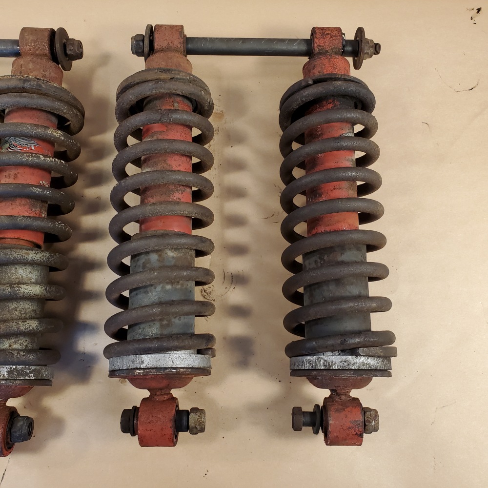 Set of (4) Jaguar XKE EType Rear Suspension IRS Koni Shocks and