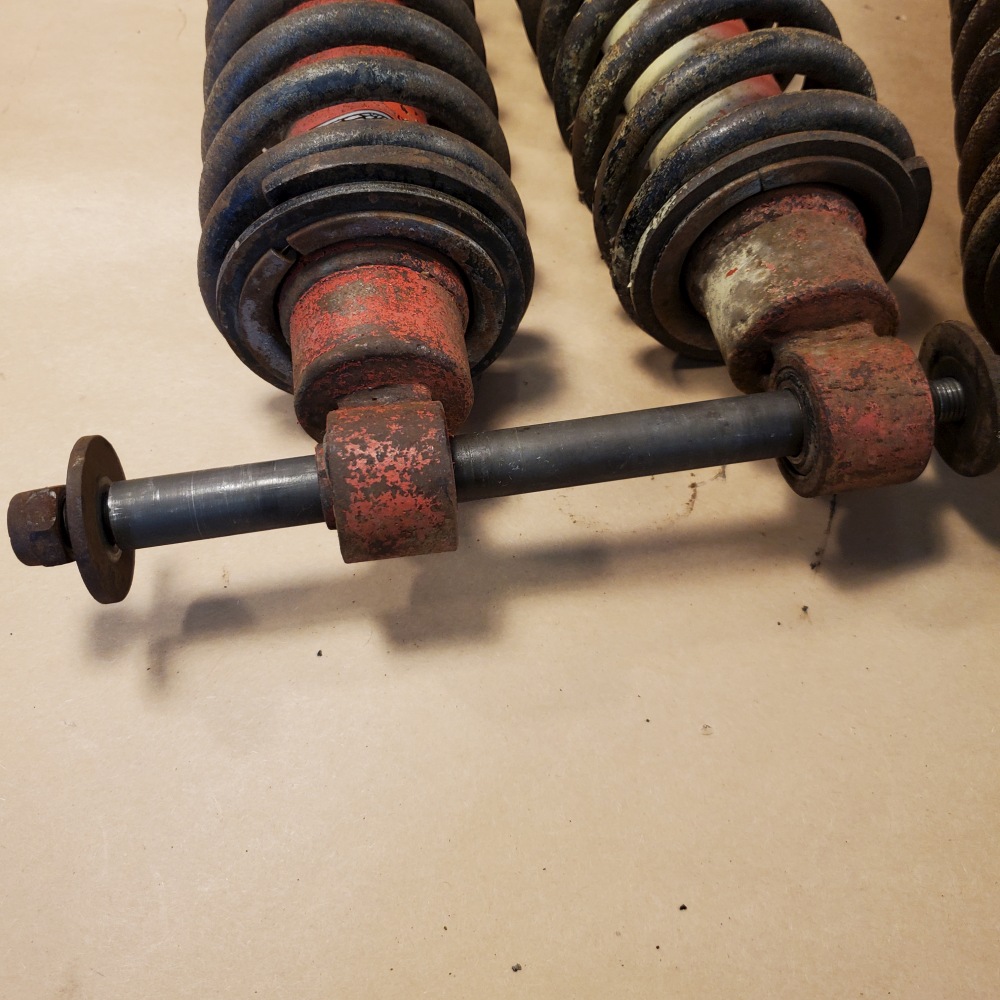 Set of (4) Jaguar XKE EType Rear Suspension IRS Koni Shocks and