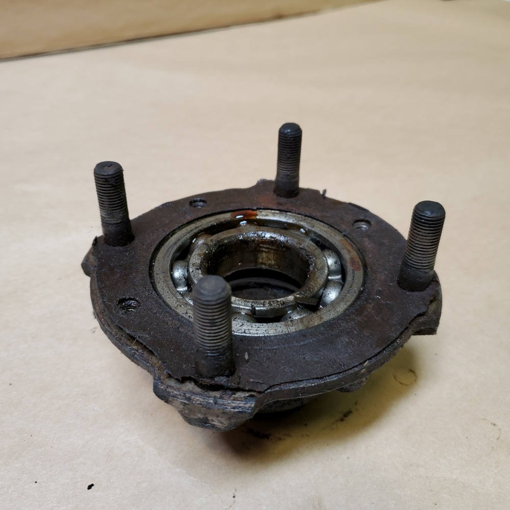 Original MG Midget Austin Healey Sprite Rear Disc Steel Wheel Hub OEM ...