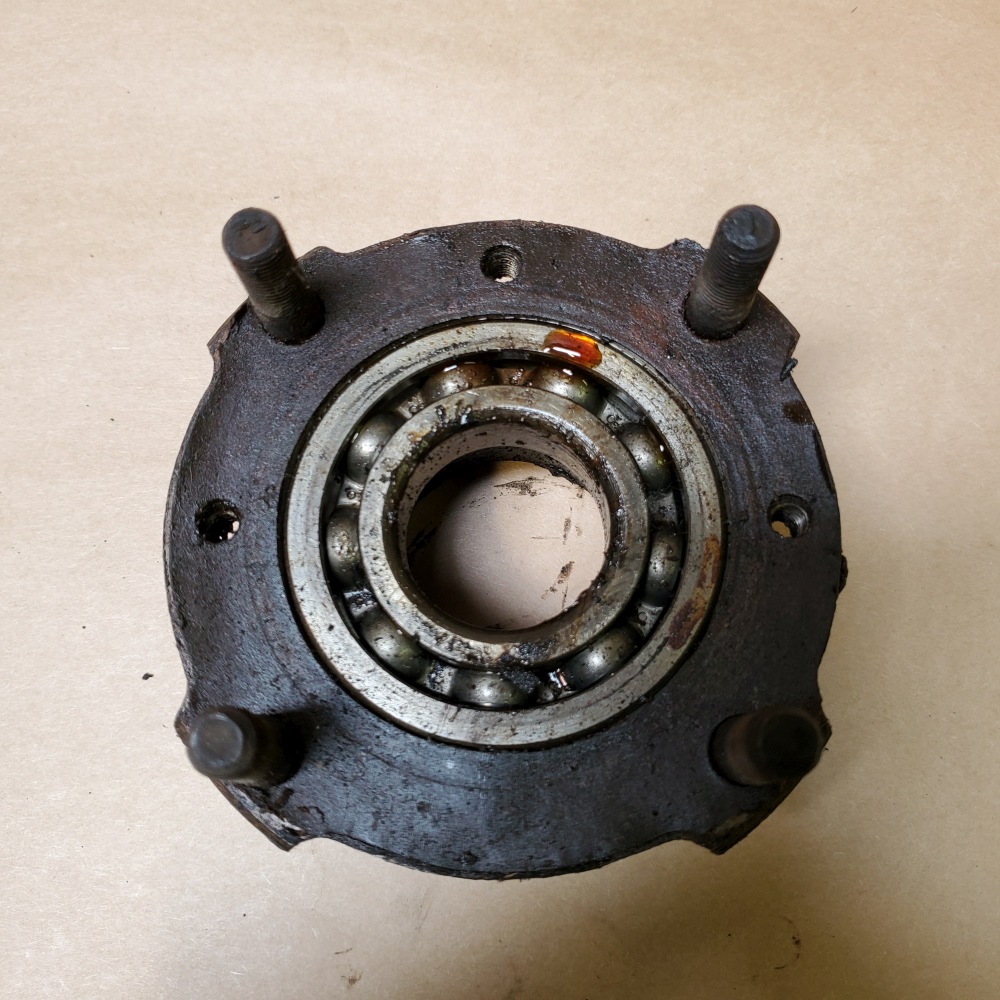 Original MG Midget Austin Healey Sprite Rear Disc Steel Wheel Hub OEM ...