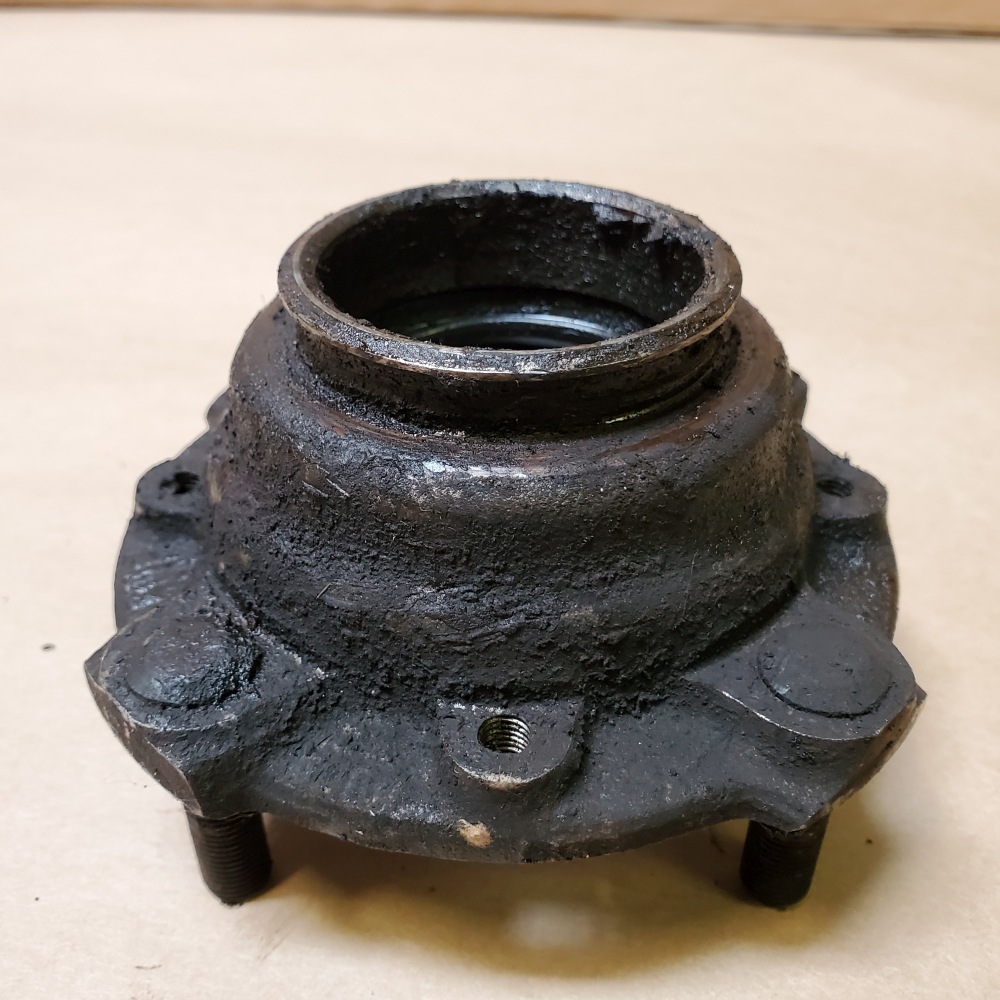 Original MG Midget Austin Healey Sprite Rear Disc Steel Wheel Hub OEM ...