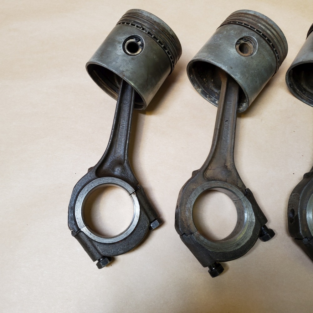 Original MG MGB 19651968 Set of Four Angled Connecting Rods and