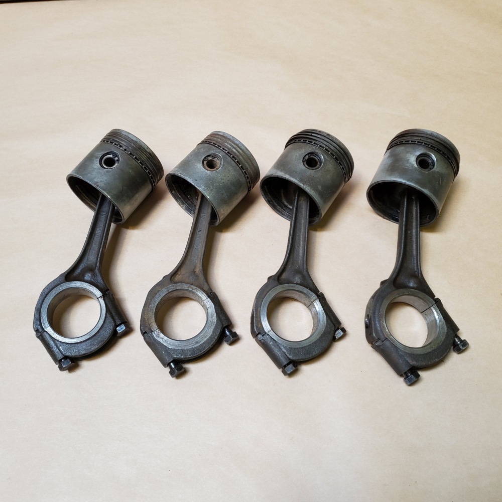 Original MG MGB 19651968 Set of Four Angled Connecting Rods and