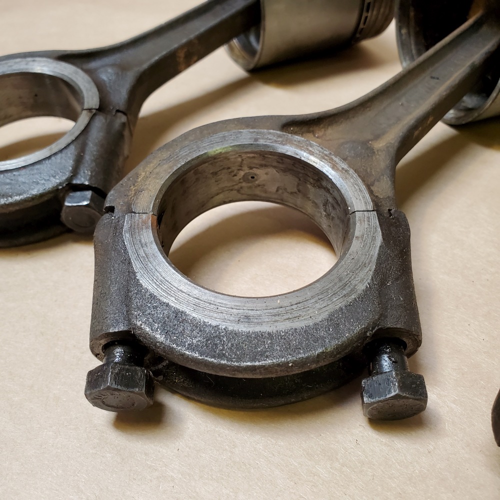 Classic Utility Rods Original MG MGB 1965-1968 Set of Four Angled Connecting Rods and ...