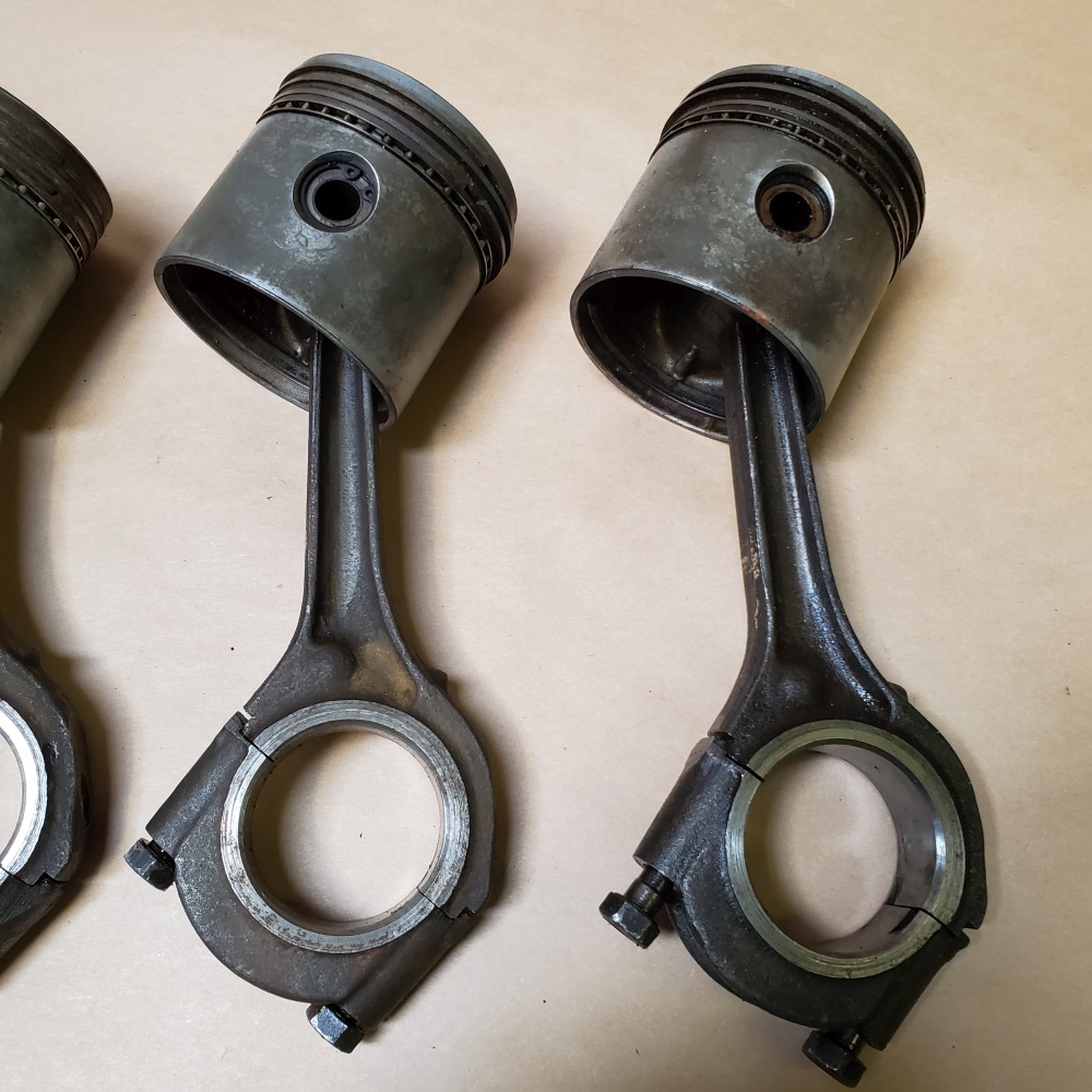 Classic Utility Rods Original MG MGB 1965-1968 Set of Four Angled Connecting Rods and ...