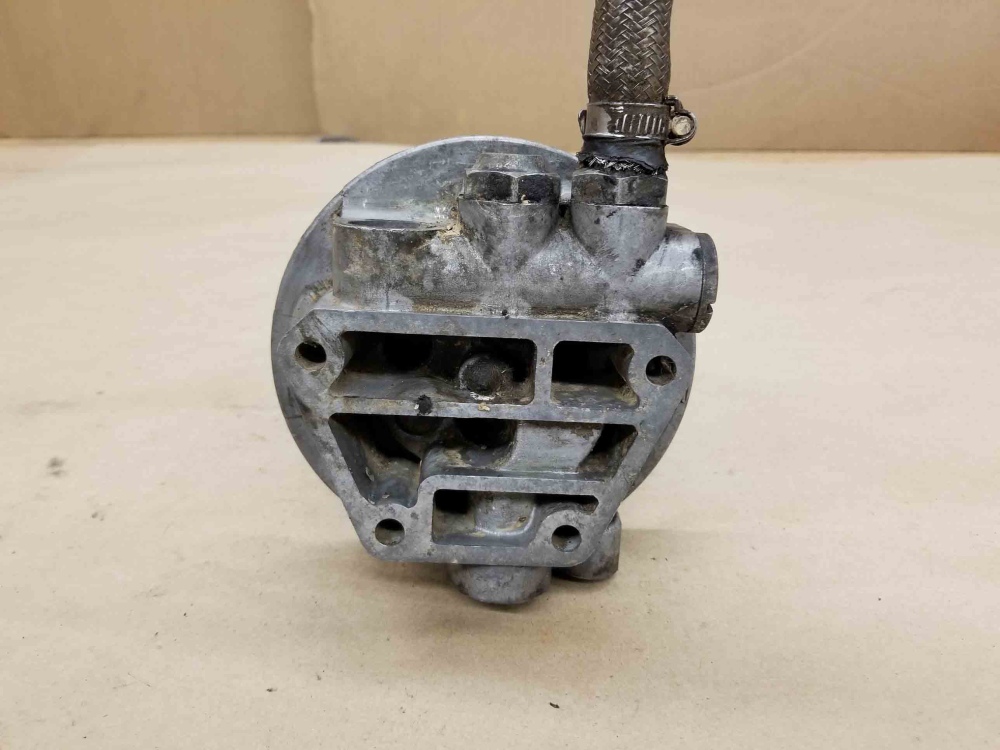 Jaguar XKE EType Series 2 Oil Filter Housing Head and Cannister